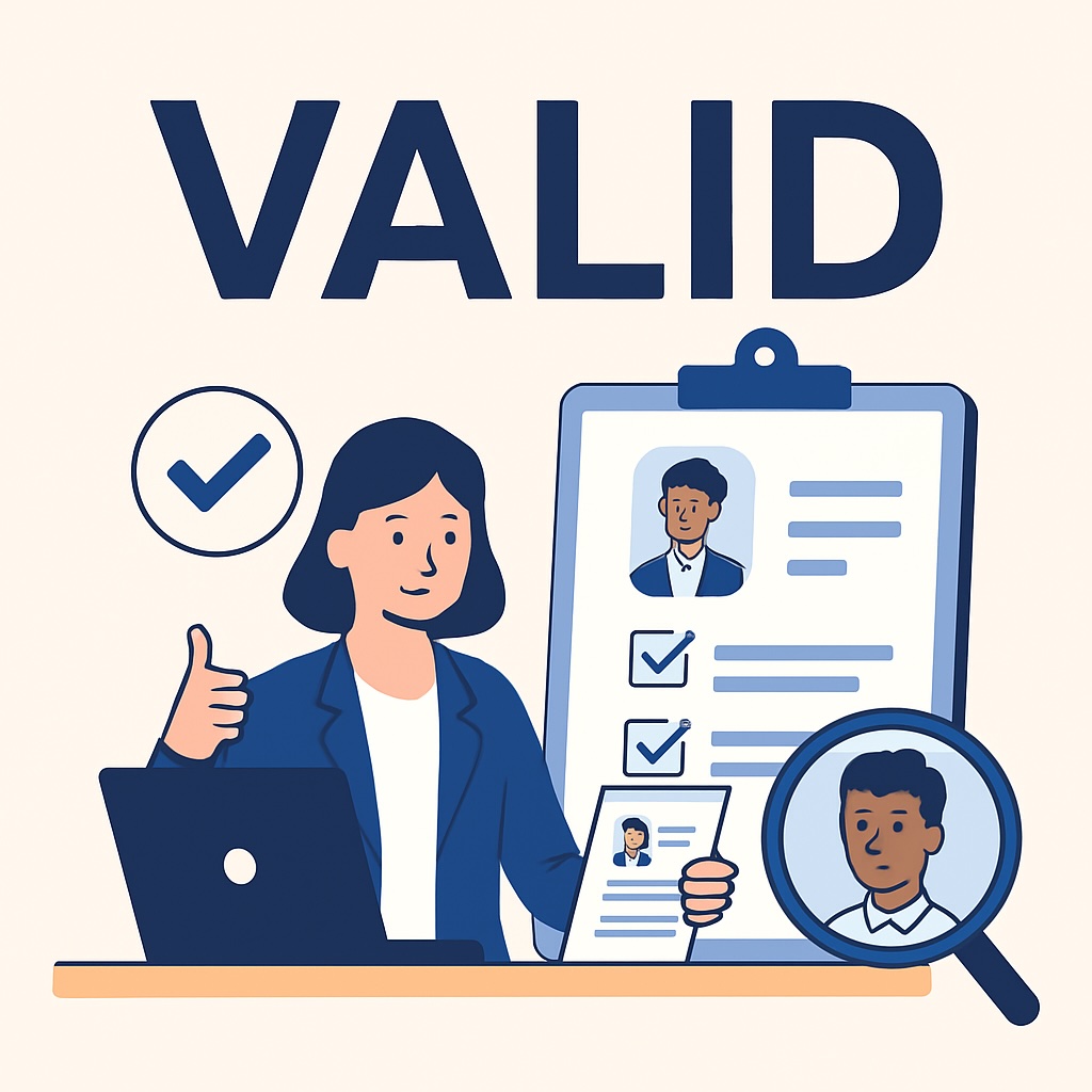 Photo Valid E VALID – The 5 Golden Rules for Selecting People, in the Age of AI • HURACT